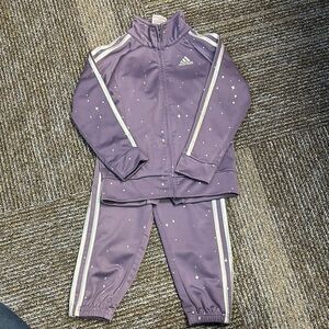 Adidas Kids Purple Matching Set